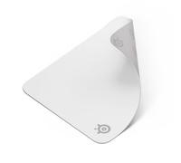 SteelSeries QcK - Alfombrilla de ratón para Juegos de Tela, Superficie microtejida Exclusiva, optimizada para sensores de Juegos, Control máximo, tamaño M, Color Blanco