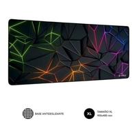 Alfombrilla Subblim Neon Obsidian XL/ 900 x 400 x 3 mm