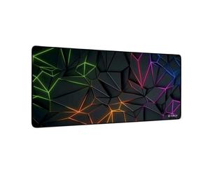 Alfombrilla Subblim Neon Obsidian XL diseño 3D multicolor base antideslizante