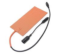 Alfombrilla térmica de silicona de 12 V y 100 W, calentador rápido con cable de alimentación desmontable para bolsa de entrega de alimentos, 5.98 x 11.97 pulgadas