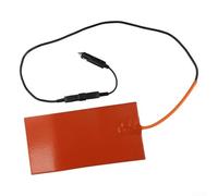 Alfombrilla térmica de silicona de 12 V y 100 W con termostato integrado, transferencia rápida de calor y protección contra sobrecalentamiento, cable desmontable flexible de 1 m, bolsa de entrega de