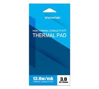 Alfombrilla térmica para CPU GPU, tarjeta gráfica, refrigeración por agua, almohadilla térmica de silicona sólida de 13,8 W/para placa base M K, almohadilla de grasa de silicona, enfriador de radiador
