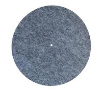 Alfombrilla Tocadiscos 3pcs Felt Turntable Platter Mat Slip Audiophile 3mm Thick For Vinyl Record(Gray)