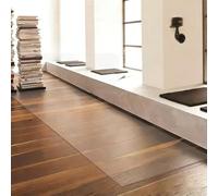 Alfombrilla Transparente para Silla, Alfombrilla Antideslizante de PVC Transparente para Silla - Protector de Suelo Transparente Recortable de 137 x 137 cm para el hogar, la Oficina, el Come