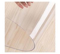 Alfombrilla Transparente para Silla de Alfombra, Protector de Suelo Rectangular Transparente Antideslizante de PVC, Alfombrillas enrollables antiarañazos para sillas de Oficina en casa, para