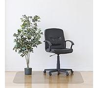 Alfombrilla transparente para silla, protector de suelo de PVC de 1 mm de grosor para oficina y hogar, antideslizante, duradero, 90 cm x 170 cm, para escritorios, mesitas de noche y refrigeradores