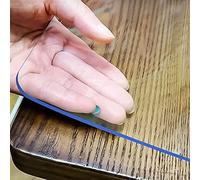 Alfombrilla Transparente para sillas, Alfombrilla Transparente para Suelos Duros - Protector de Escritorio Antideslizante de 2 mm de Grosor, Cubierta Rectangular Resistente al Agua para orde