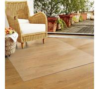 Alfombrilla transparente para sillas para suelos duros, protector de suelo de PVC de 1,5 mm de grosor, transparente, cortable, 40 x 100 cm, 80 x 120 cm, 140 x 180 cm, ideal para mascotas y versátil