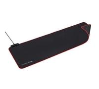 Trust Gaming GXT 764 Glide-Flex XXL Alfombrilla de Ratón RGB 930 x 300 x 3 mm, Alfombrilla Gaming con Base de Goma Antideslizante, Bordes Iluminados Ajustables, para Todos los Ratones - Negro