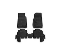 Alfombrillas 3D TPE para Jeep Wrangler 4P 2007-2018 | SUV | 100% Adaptadas | 4 Piezas