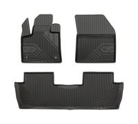 Alfombrillas 3D TPE para Peugeot 5008 II 2017-2024 Suv 3 piezas Negro 3D-Mats