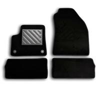 Alfombrillas a Medida para Citroën E-C3 IV 2024 - Motor eléctrico, Antideslizante, con talonera de Goma Reforzada, Botones de fijación