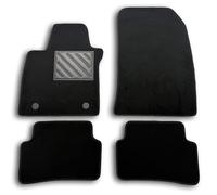 Alfombrillas a Medida para Renault Clio 4 IV de 2012-2019, Talonera de Goma Reforzada Antideslizante
