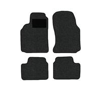 Alfombrillas adecuadas para Ford Cougar Tipo EC (Fabricación 1998-2001), Hit Antracita | 4 uds. | Borde Azul Oscuro