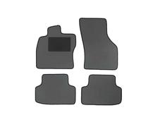 Alfombrillas adecuadas para Jaguar XJ 40 Tipo XJ40, 81 (Fabricación 1986-1996), Dura Gris | 4 uds. | Borde Burdeos