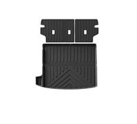 Alfombrillas Alfombra para Jaecoo J7 2025-2023 Alfombrillas Maletero con Cubierta Alfombrilla Respaldo TPE Revestimiento Pie Impermeable Conductor Mano Izquierda(3pcs Back Sets Gas)