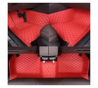 Alfombrillas Alfombrilla Coche para Lincoln Todos Los Modelos para Navigator para Town Car L para Corsair para Mark para Aviator Alfombrillas Protectoras(Red Black)