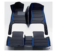 Alfombrillas Alfombrilla De Coche De Cobertura Total para Citroen C4 para Aircross 2012 2013 2014 2015 2016 2017 Accesorios Interiores Coche Alfombrilla Coche(Azul Negro)