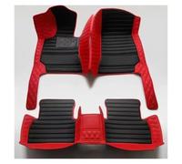 Alfombrillas Alfombrilla De Coche De Cobertura Total para Citroen C4 para Aircross 2012 2013 2014 2015 2016 2017 Accesorios Interiores Coche Alfombrilla Coche(Red Black)