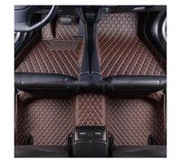 Alfombrillas Alfombrillas 3D Personalizadas Coche para Cadillac para Escalade 2017-2020 Accesorios Interiores Antideslizante Cuero Artificial Alfombrilla para Coche(Café)