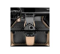 Alfombrillas Alfombrillas Accesorios El Interior Coche para Toyota para Fortuner para AN150 para AN160 2015 2016 2017 2018 2019 2020(Black and Beige)