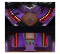 Alfombrillas Alfombrillas Cuero Personalizadas Doble Capa 7D Todos Los Modelos para Civic para CRV para XRV para Accord para Odyssey para Jazz Accesorios para City(Violeta)