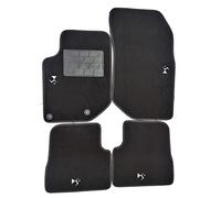 Alfombrillas - Alfombrillas de moqueta 4 logos 2 Fix compatible con DS3 Cross BACK 2019>