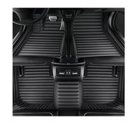 Alfombrillas Alfombrillas Impermeables Coche para MG para Whale 2024 2025 2026 Juego Completo Accesorios(Striped Black)