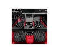 Alfombrillas Alfombrillas para Toyota para Crown para XVI 2022 2023 2024 2025 2026 Accesorios El Interior del Coche(Negro y Rojo)