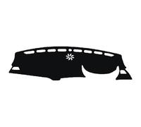 Alfombrillas Antideslizantes Coche para Peugeot 3008 5008 2017 2018 2019 2020 Cubierta para Tablero Automóvil Tapete Alfombra Parasol para Cojín(Negro,RHD)