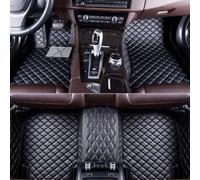 Alfombrillas Antideslizantes Coche para Renault ARKANA 2019-2023, Almohadillas para pies de conducción Izquierda, 3 unids/Set/Fila Delantera + Trasera, Cuero PU,All-Black
