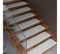 Alfombrillas antideslizantes para escaleras, alfombrillas autoadhesivas para escalones, paquete de 3, 100 x 24 cm, seguridad y comodidad para tu hogar