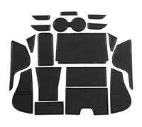 Alfombrillas Antideslizantes para Nissan para Ariya 2022 2023 Alfombrilla Antideslizante para Ranura Puerta Coche Posavasos Accesorios Interiores(Negro)