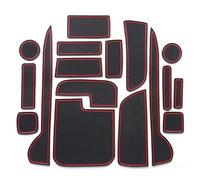 Alfombrillas Antideslizantes para Ranuras De Puerta para JP N-WGN JH1 JH2 2013-2016 Accesorios Interiores Almohadilla para Puerta Portavasos Alfombrilla Antideslizante Protección(Bianco)