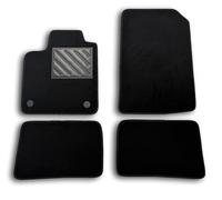 Alfombrillas Antideslizantes para Renault Twingo II de 2007 a 2014, a Medida, talonera de Goma Reforzada