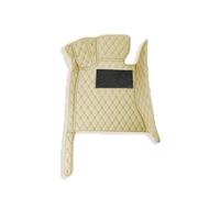 Alfombrillas Auto para Mitsubishi para Outlander 2018-2013 (5 Asientos) Cubiertas Interiores Alfombras Vehículos Alfombrillas Suelo Coche(Front 1pcs Beige)