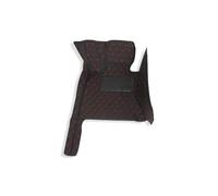 Alfombrillas Auto para Mitsubishi para Outlander 2018-2013 (5 Asientos) Cubiertas Interiores Alfombras Vehículos Alfombrillas Suelo Coche(Front 1pcs Black Red)
