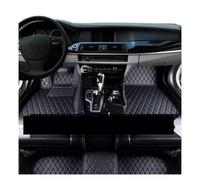 Alfombrillas Auto para Nissan para Almera para Sunny N17 2011-2018 Alfombrillas Impermeables Suelo Coche(LHD Black and Black)