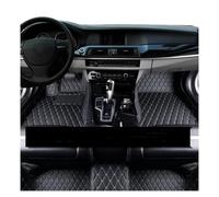 Alfombrillas Auto para Nissan para Almera para Sunny N17 2011-2018 Alfombrillas Impermeables Suelo Coche(LHD Black and Beige)