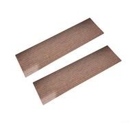 Alfombrillas autoadhesivas para escaleras, imitación de lino, antideslizantes y silenciosas, para escaleras de madera, 55 x 20 cm, paquete de 2 (A)