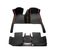 Alfombrillas Automóvil para Continental 2012-2016 2017 2018 Alfombrillas Piso Auto Alfombras Pies Repuestos Autos Alfombrilla Coche(Black Orange)