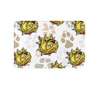 Alfombrillas Bulldog para interiores y exteriores Las alfombrillas para la entrada son fáciles de usar Alfombrillas antideslizantes absorbentes para la puerta delantera Las alfombrillas de bienvenid