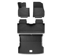 Alfombrillas Coche Alfombrilla El Suelo para Xpeng G6 2023 2024 2025 con Respaldo Y Almohadilla para Maletero Moqueta Alfombrilla