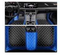Alfombrillas Coche Alfombrilla Impermeable Para Suelo Coche Accesorios Interior Coche Antiincrustante Para Genesis Para G80 2009 2010 2011 2012-2017 Moquetas Antideslizante(Black with blue,LHD)