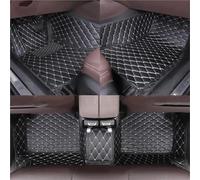 Alfombrillas coche Alfombrilla Personalizada Suelo Para Skoda Para Fabia Todos Los Modelos Para Fabia 1 Generación Alfombra Piezas Pasarela Alfombrillas automóvil(Black white)
