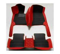 Alfombrillas Coche Alfombrillas Coche para Ford para F-350 2020 2021 2022 2023 2024 2025 2026 Impermeables Tipo Clima Juego Completo(Striped Black Red 3)