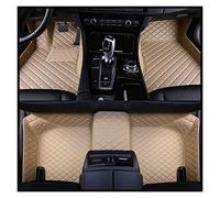 Alfombrillas Coche Alfombrillas Coche para Hyundai para Santa para Fe 2006 2007 2008 2009 Accesorios Interior Coche Alfombras Cuero Almohadillas para Los Pies Alfombras(Beige)