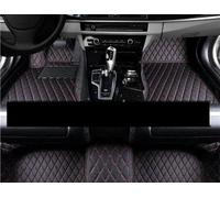 Alfombrillas Coche Alfombrillas Coche para Insight ZE2 ZE3 2010-2014 Almohadillas Pies Coche Alfombras Cuero Lujo Piezas Interiores Accesorios Coche Alfombrillas Interior(LHD Black Red)
