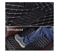 Alfombrillas Coche Alfombrillas Coche para para A4 para B9 2017-2021 Almohadillas Pie Coche Personalizadas Cubierta Alfombra Automóvil Alfombrillas a Medida(Black- Beige)