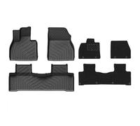 Alfombrillas Coche Alfombrillas para BYD para Sealion 7 2024-2025, Juego De para Todo Tipo Clima, Protector Maletero Y Respaldo Moqueta Alfombrilla